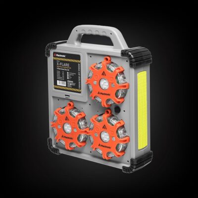 X-FLARE med autosync. 3i1 farger. rød, oransje og blå