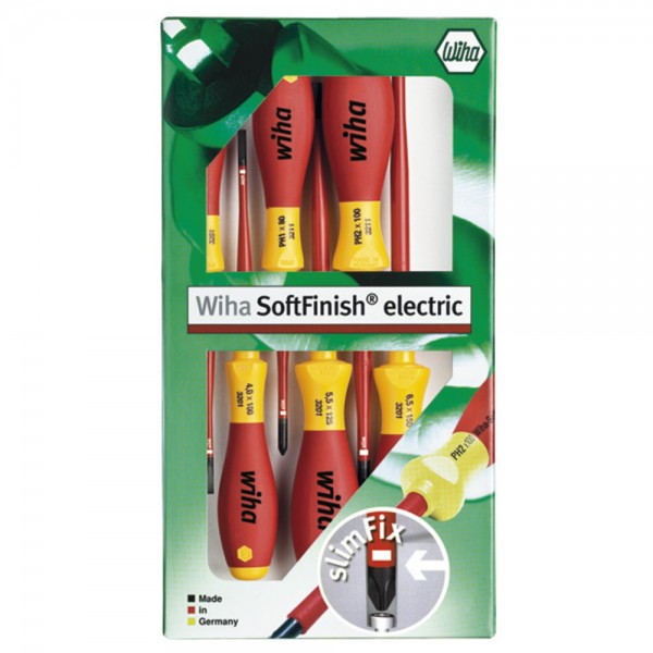 Wiha VDE skrutrekkersett 6-deler slimFix PH