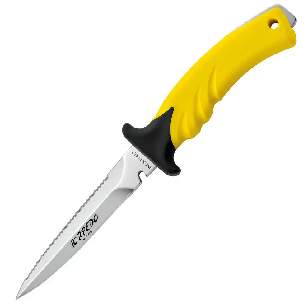 MAC Sneaky Blade Torpedo kniv gul